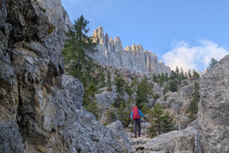Trekking in the Dolomites