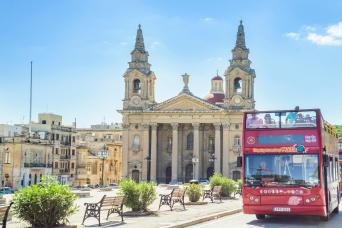 Malta : tour en bus hop-on hop-off - Pass 24 heures