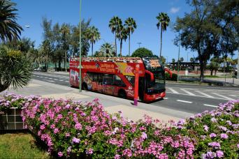 Visite de Las Palmas en bus à arrêts multiples de 24 heures
