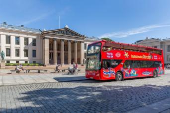 Visite d'Oslo en bus à arrêts multiples de 24 heures