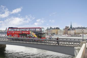 Stockholm : tour en bus hop-on Hop-off 72 heures