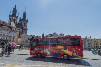 Prague : billet 48 heures en bus à arrêts multiples