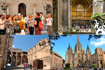 Visite matinale à pied du quartier gothique de Barcelone