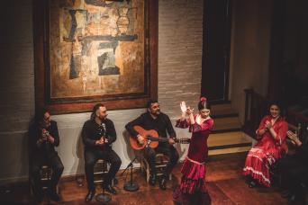 Séville : visite à pied, dégustation de tapas et spectacle de flamenco
