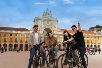 Lisbonne : visite à pied, en vélo électrique et en bateau