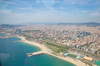 Vol en hélicoptère à Barcelone 7 minutes