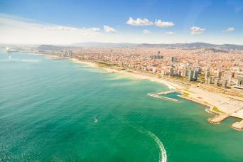 Vol en hélicoptère à Barcelone 7 minutes