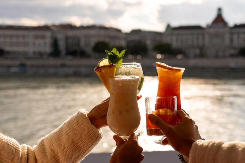 Cruzeiro de Coquetel ao Pôr do Sol - Acomodações em Budapeste