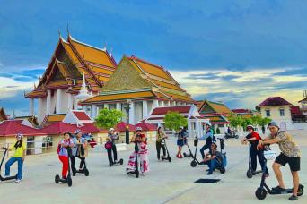 Bangkok Boat & E-Scooter Adventure