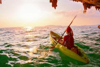 Sunset Kayaking Ao Thalane with BBQ (Small group t