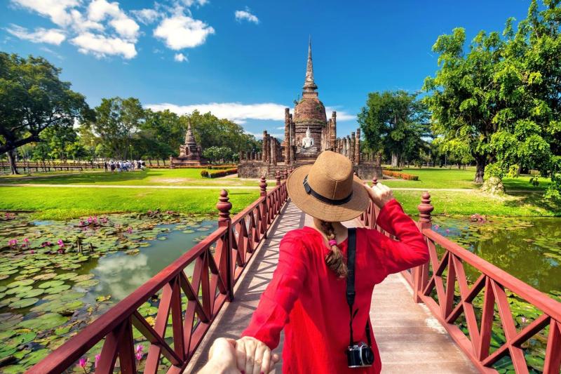 sunset-cycle-sukothai-historical-park-2