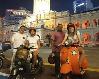 Cooler Lumpur by Night - Vespa Tour image 