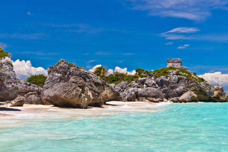 Tulum and Cobá Mayan Ruins Guided Day Tour with Cenote Swim, Cavern Snorkeling & Buffet Lunch