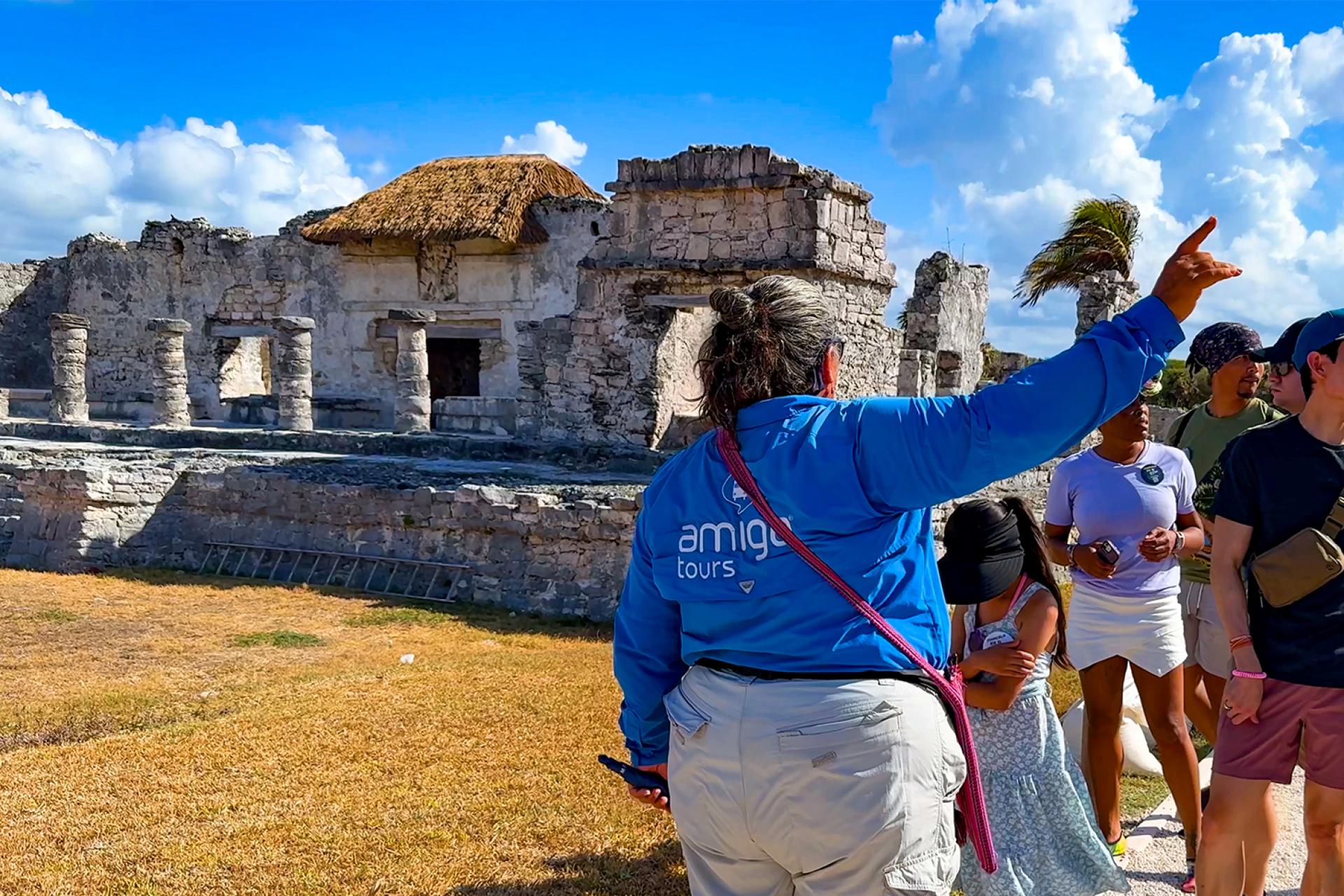 Tulum and Cobá Mayan Ruins Guided Day Tour with Cenote Swim, Cavern Snorkeling & Buffet Lunch