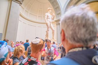 Small Group Accademia Gallery Guided Tour with ski