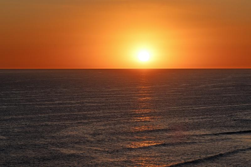 Golden Sunset at El Zonte Beach