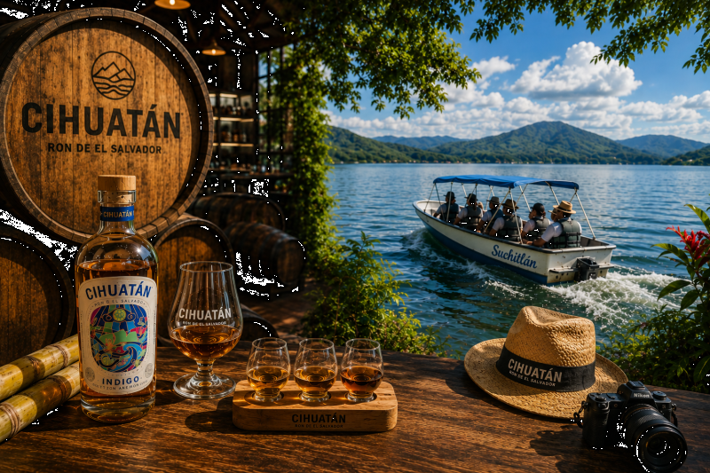 Complete Experience at the Ron Cihuatán Distillery with Tasting, Boat Ride and Traditional Lunch