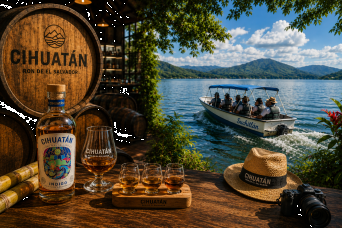 Complete Experience at the Ron Cihuatán Distillery with Tasting, Boat Ride and Traditional Lunch