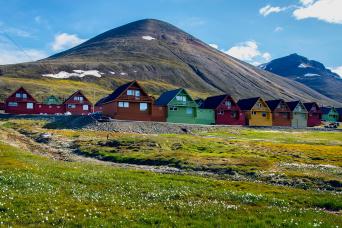 Settlement at Longyearbyen, Svalbard