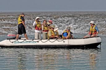 Tidal flow off Montgomery Reef