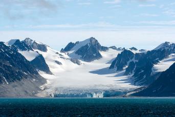Magnificant Landscape of Spitsbergen