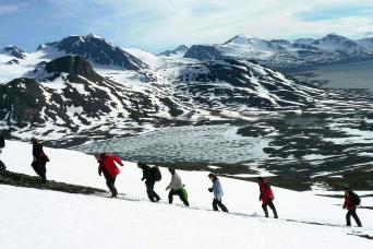 Arctic hiking