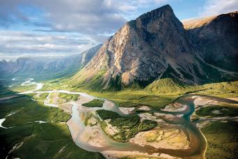 Helicopter access into Tanquary Fiord National Park