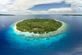 Colourful Chilean port town