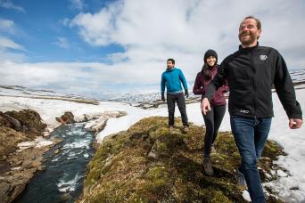 Bears are often inquisitive around the shoreline
