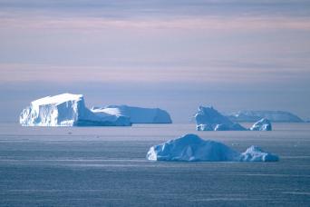 Tabular icebergs, Weddell Sea