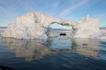 Exploring Arctic icebergs