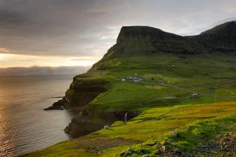 The Faeroes offer rugged, dramatic landscapes