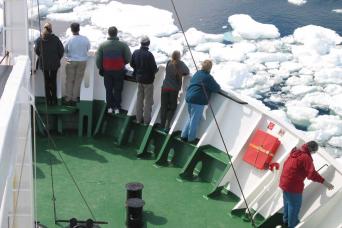 Reach south past the Polar Circle