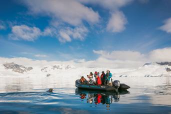 Exploring with our Zodiacs