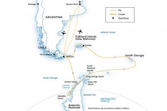 Massive king penguin colony at St Andrews Bay, South Georgia