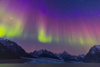 Search for Northern Lights in Greenland