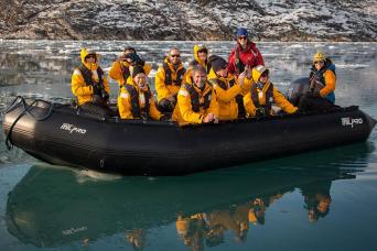 Up and close with Zodiacs
