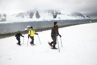 Go snow-shoeing in Antarctica
