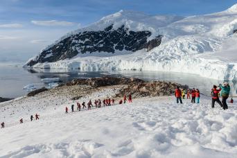 Imagine the feeling of visiting Antarctica!