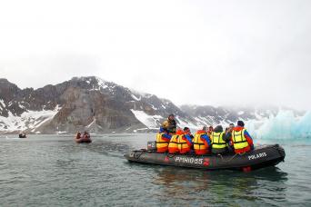 Zodiacs are the secret to getting ashore and landing in the Arctic