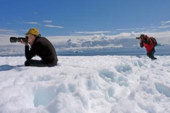 Travel with special photo experts to Antarctica