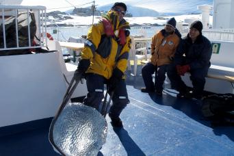 Antarctic ice for cocktails!
