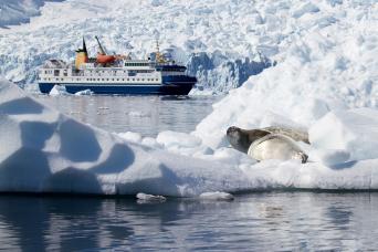 M/V Ocean Nova in Antarctica