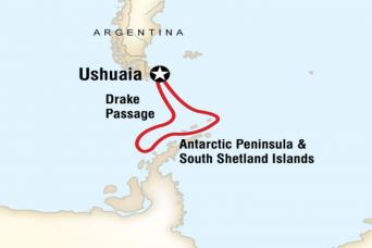 Map Antarctica In Depth Expedition