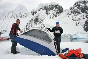 Camping option in Antarctica