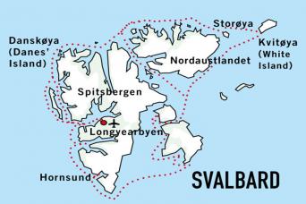 Map Exploration of Svalbard M/S Quest