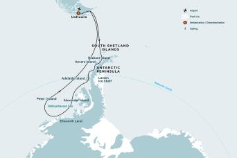 Map of the expedition