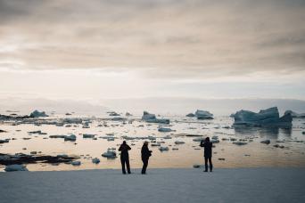 Meeting a leopard seal!