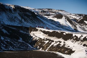 Visiting an Adelie penguin colony