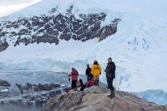 Step ashore on the Antarctic mainland!